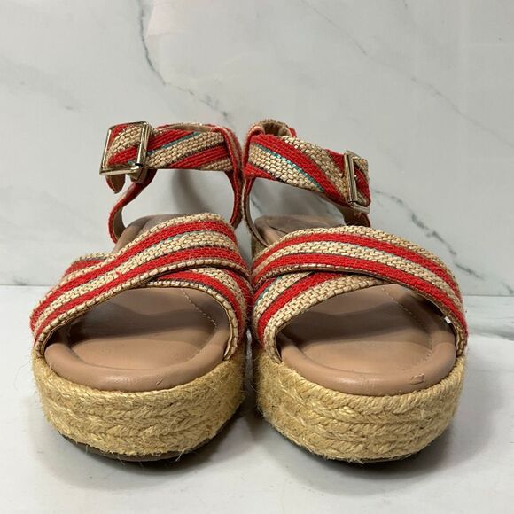 MARKET & SPRUCE Espadrille Wedge Heel Sandals - Picture 5 of 9